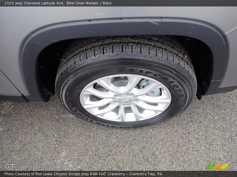 Billet Silver Metallic / Black 2020 Jeep Cherokee Latitude 4x4