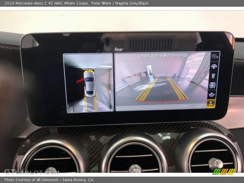 Polar White / Magma Grey/Black 2019 Mercedes-Benz C 43 AMG 4Matic Coupe