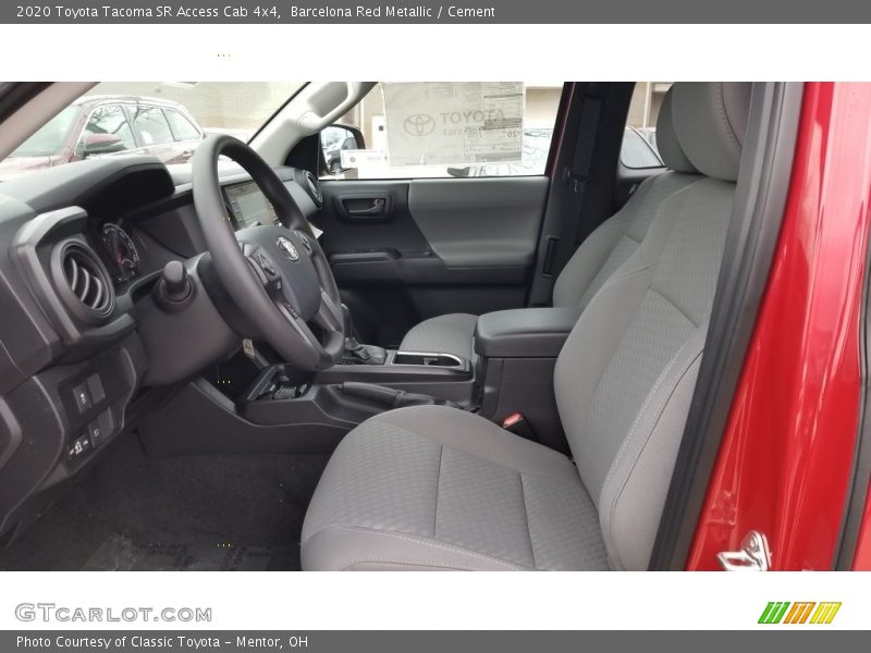  2020 Tacoma SR Access Cab 4x4 Cement Interior