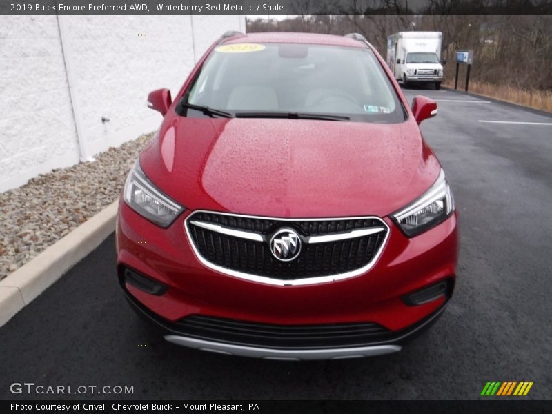 Winterberry Red Metallic / Shale 2019 Buick Encore Preferred AWD