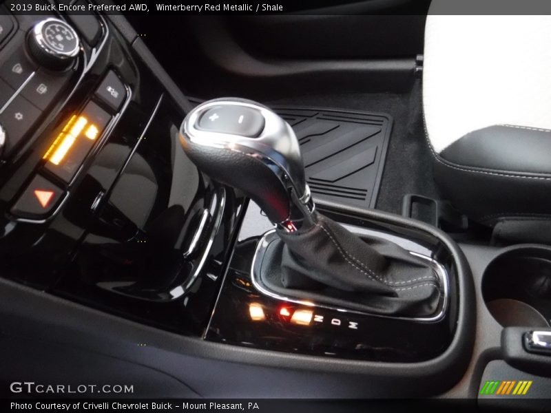 2019 Encore Preferred AWD 6 Speed Automatic Shifter