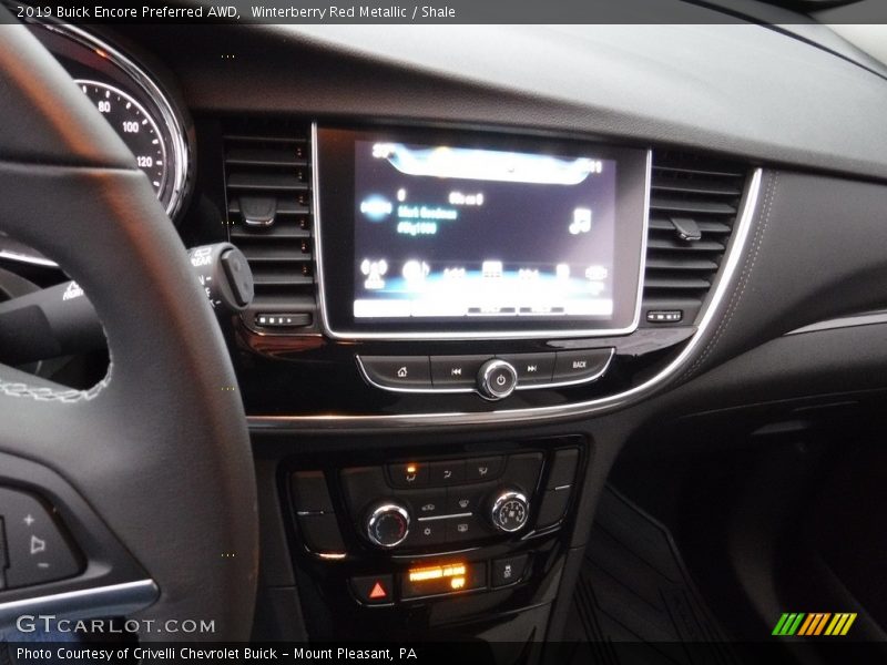 Winterberry Red Metallic / Shale 2019 Buick Encore Preferred AWD