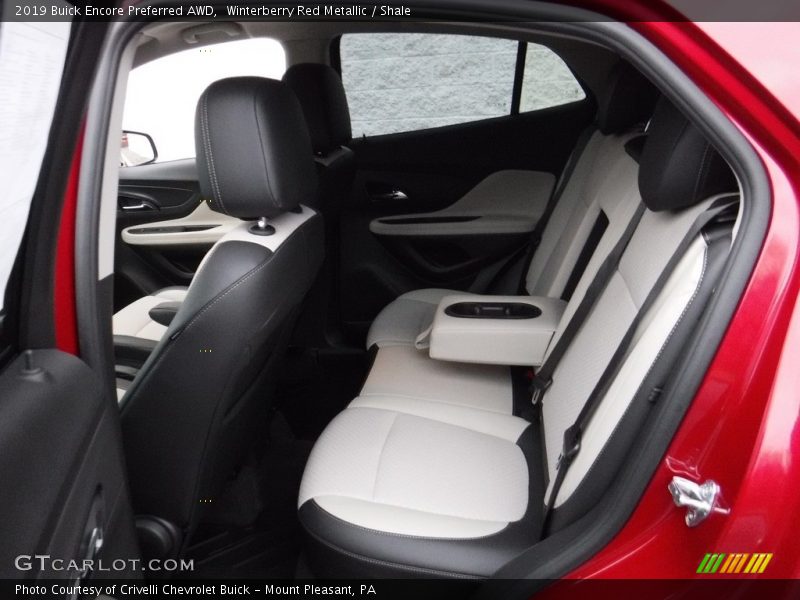 Rear Seat of 2019 Encore Preferred AWD