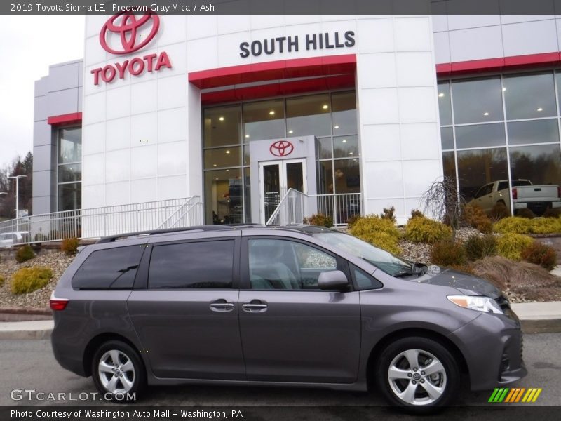 Predawn Gray Mica / Ash 2019 Toyota Sienna LE