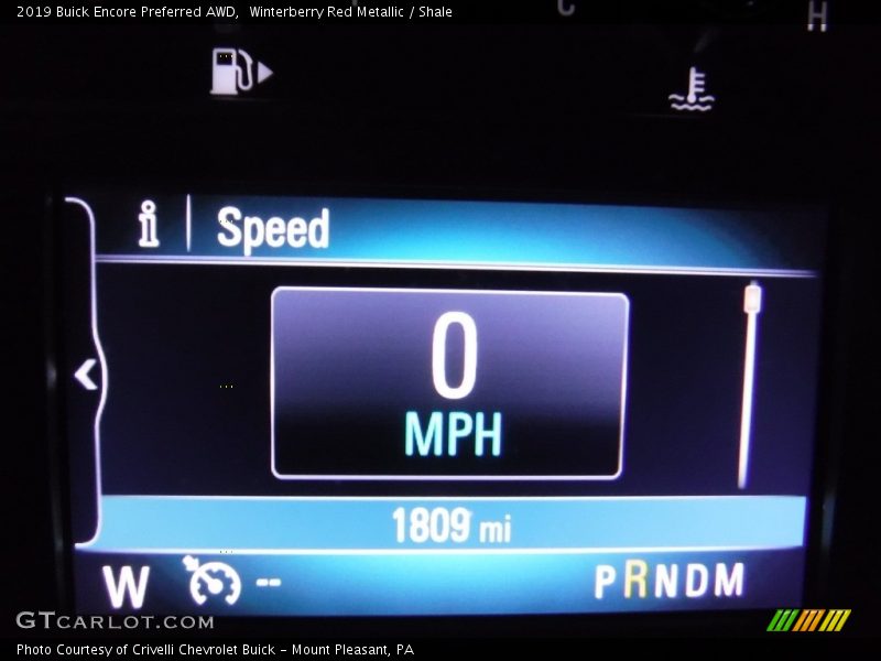 Winterberry Red Metallic / Shale 2019 Buick Encore Preferred AWD