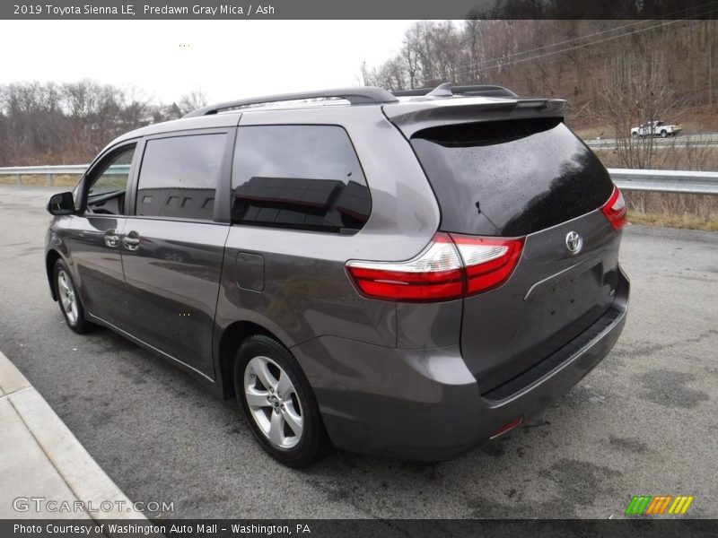 Predawn Gray Mica / Ash 2019 Toyota Sienna LE