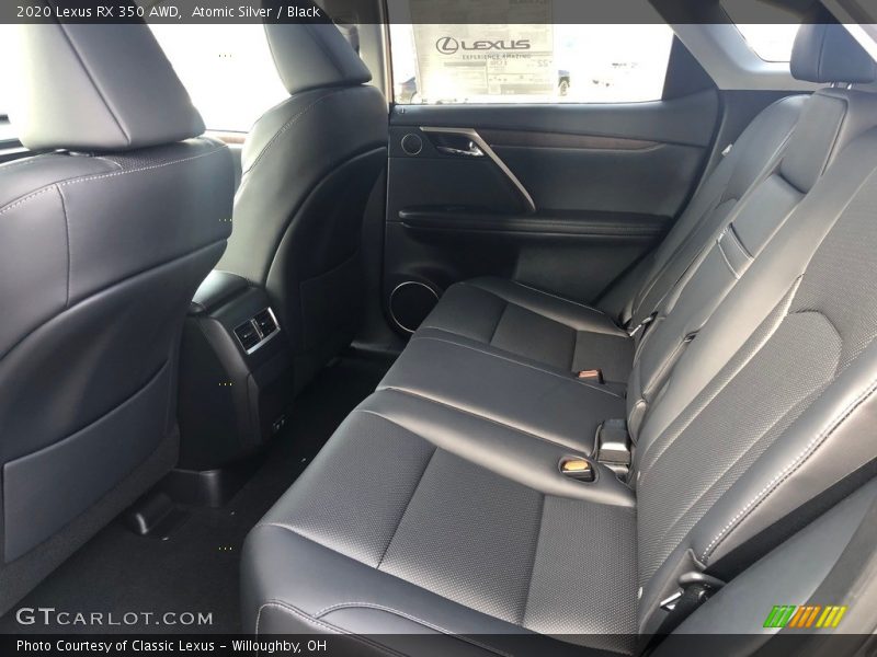 Rear Seat of 2020 RX 350 AWD