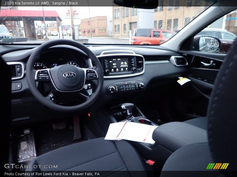 Sangria / Black 2020 Kia Sorento LX AWD