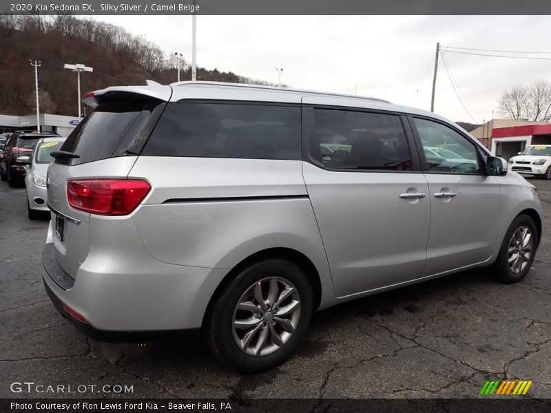 Silky Silver / Camel Beige 2020 Kia Sedona EX