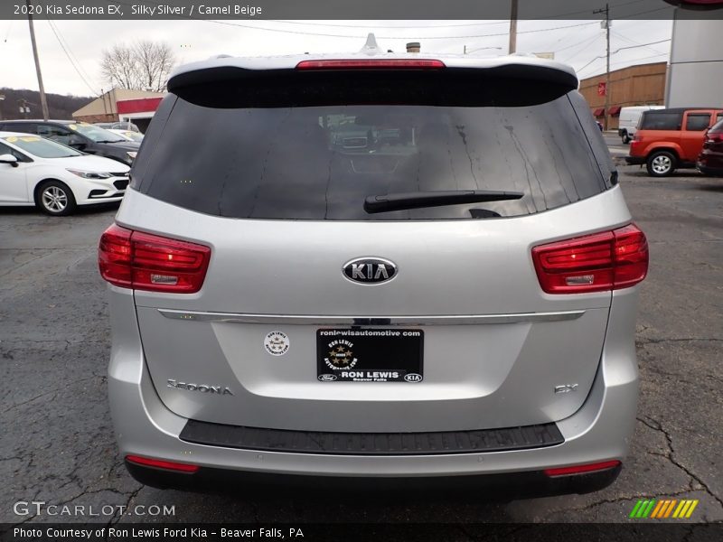 Silky Silver / Camel Beige 2020 Kia Sedona EX