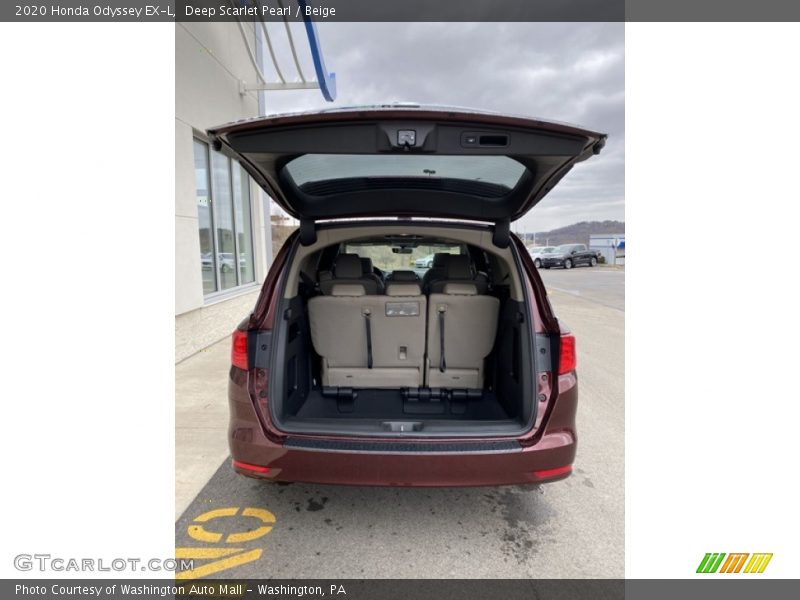 Deep Scarlet Pearl / Beige 2020 Honda Odyssey EX-L