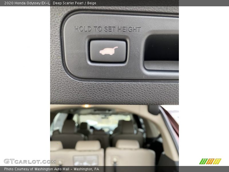 Deep Scarlet Pearl / Beige 2020 Honda Odyssey EX-L