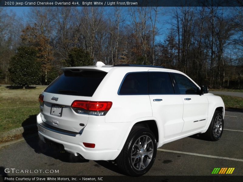 Bright White / Light Frost/Brown 2020 Jeep Grand Cherokee Overland 4x4