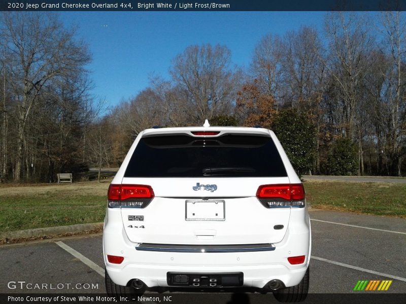 Bright White / Light Frost/Brown 2020 Jeep Grand Cherokee Overland 4x4