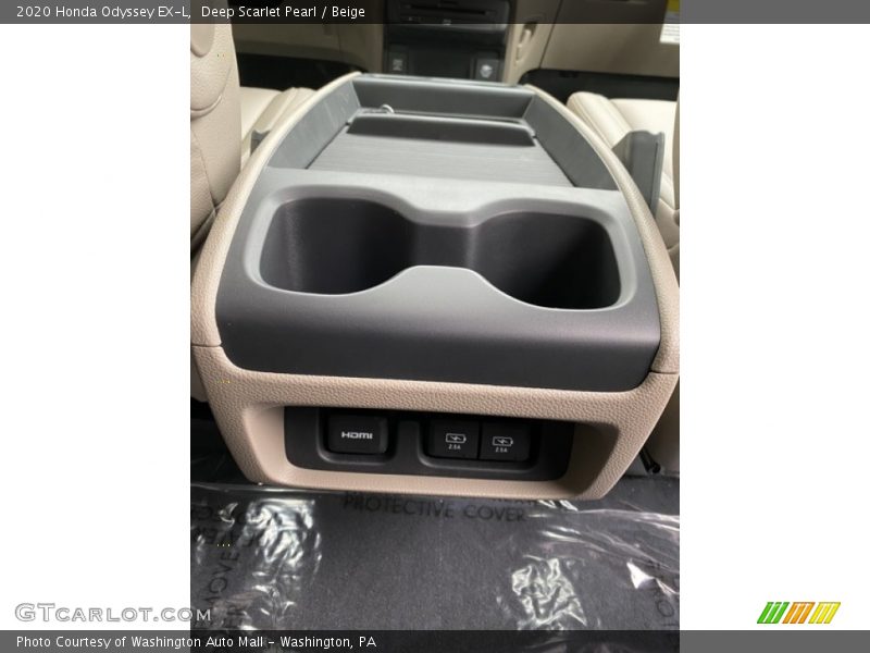 Deep Scarlet Pearl / Beige 2020 Honda Odyssey EX-L