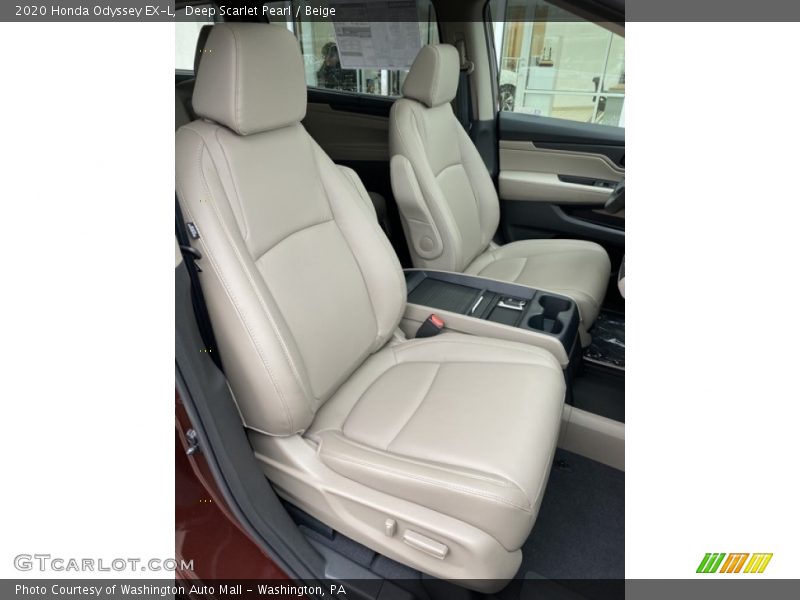 Deep Scarlet Pearl / Beige 2020 Honda Odyssey EX-L