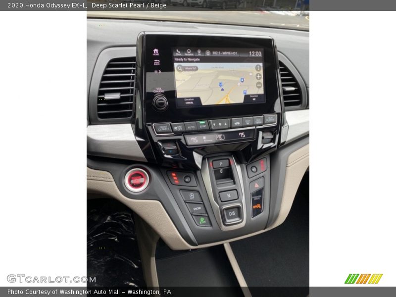 Deep Scarlet Pearl / Beige 2020 Honda Odyssey EX-L