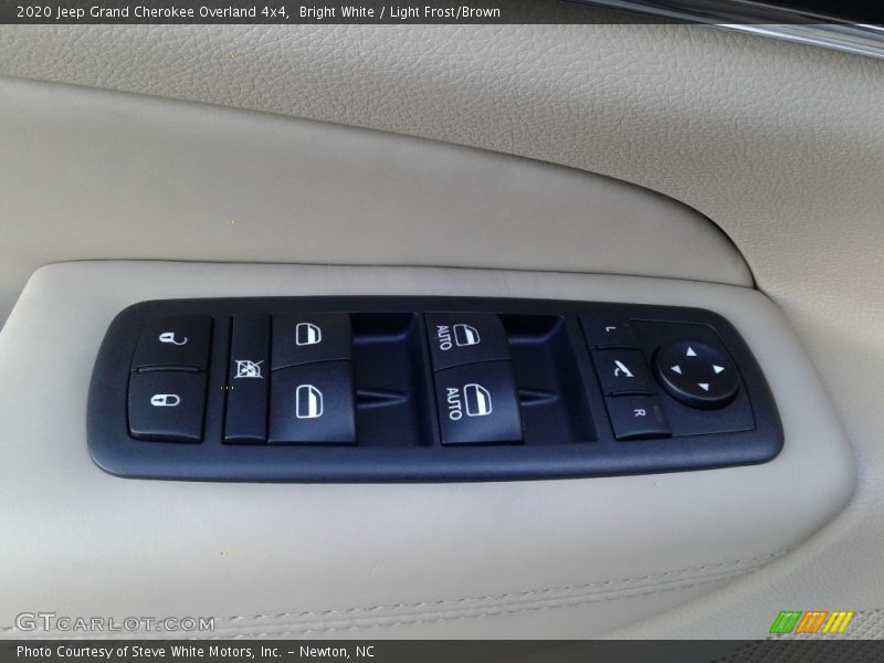 Bright White / Light Frost/Brown 2020 Jeep Grand Cherokee Overland 4x4
