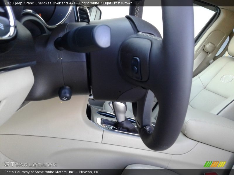 Bright White / Light Frost/Brown 2020 Jeep Grand Cherokee Overland 4x4