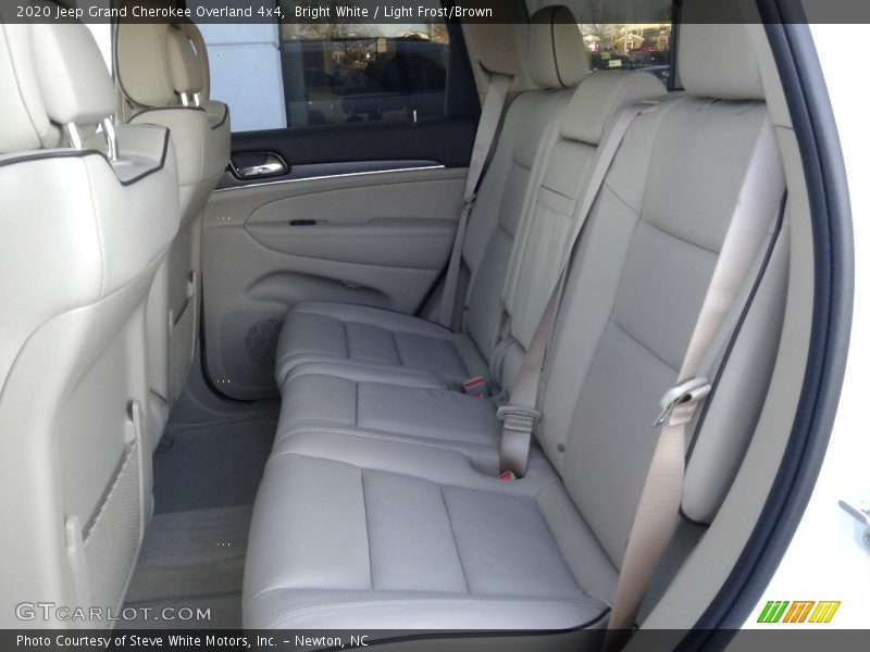 Bright White / Light Frost/Brown 2020 Jeep Grand Cherokee Overland 4x4