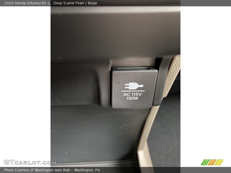 Deep Scarlet Pearl / Beige 2020 Honda Odyssey EX-L