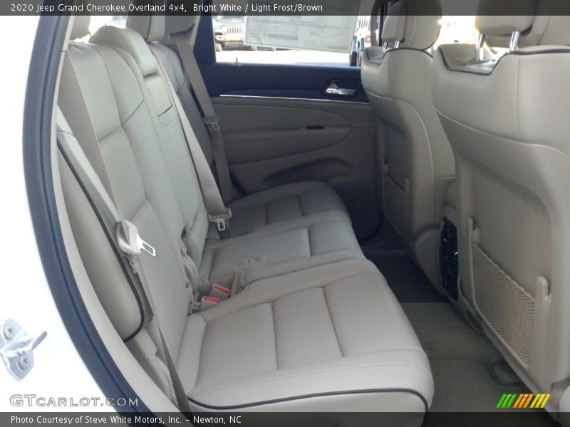 Bright White / Light Frost/Brown 2020 Jeep Grand Cherokee Overland 4x4