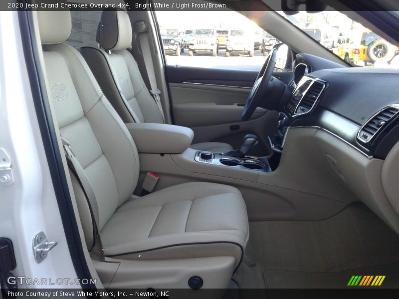 Bright White / Light Frost/Brown 2020 Jeep Grand Cherokee Overland 4x4