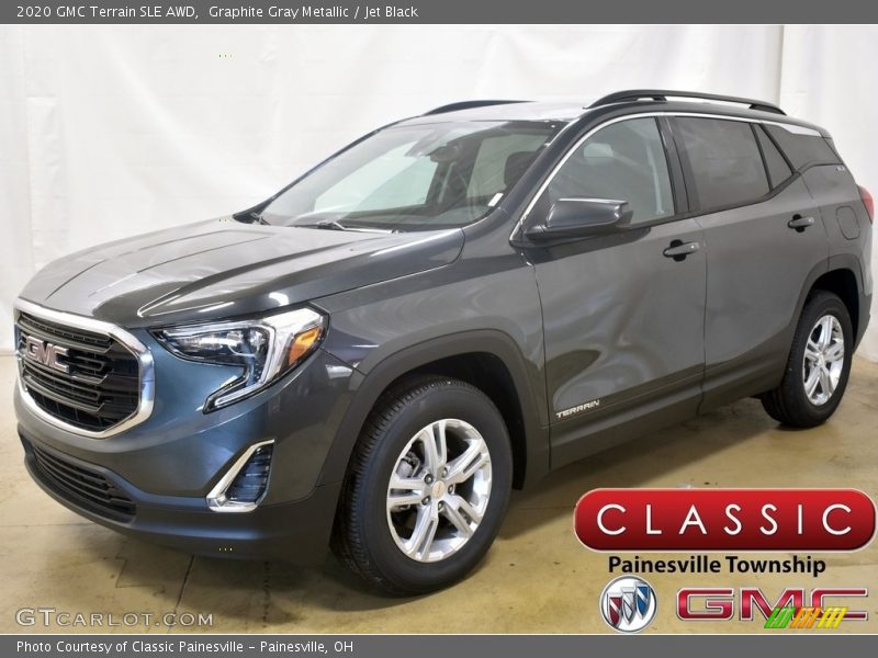 Graphite Gray Metallic / Jet Black 2020 GMC Terrain SLE AWD