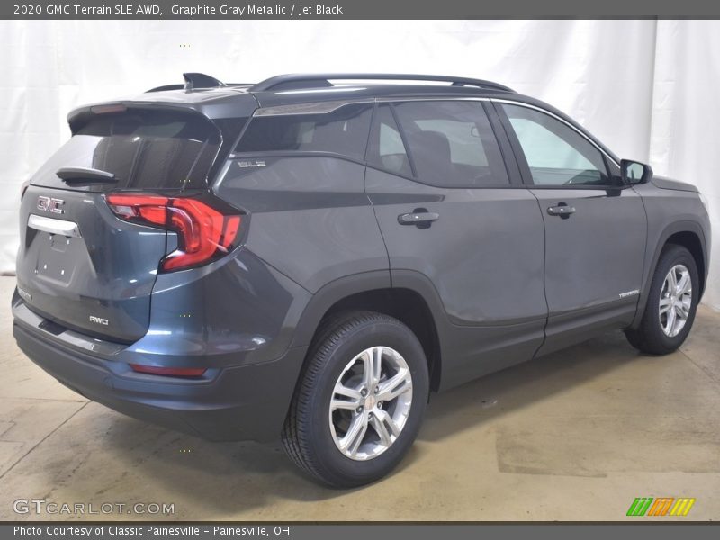 Graphite Gray Metallic / Jet Black 2020 GMC Terrain SLE AWD