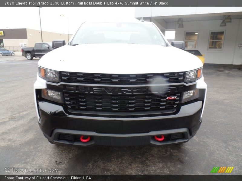 Summit White / Jet Black 2020 Chevrolet Silverado 1500 Custom Trail Boss Double Cab 4x4