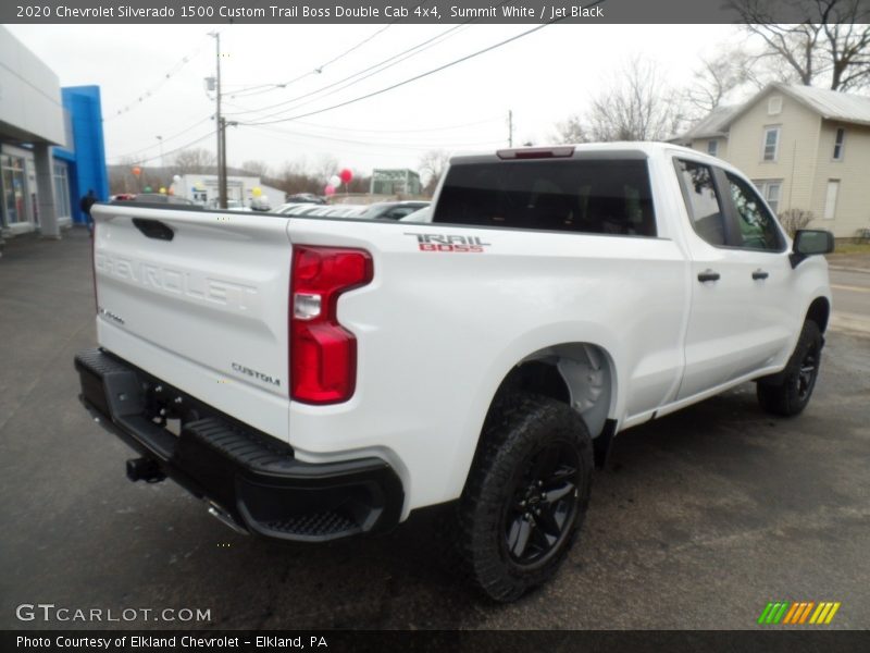 Summit White / Jet Black 2020 Chevrolet Silverado 1500 Custom Trail Boss Double Cab 4x4