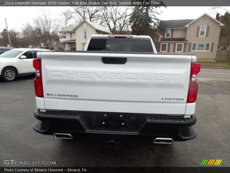 Summit White / Jet Black 2020 Chevrolet Silverado 1500 Custom Trail Boss Double Cab 4x4