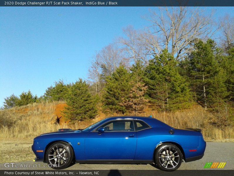 IndiGo Blue / Black 2020 Dodge Challenger R/T Scat Pack Shaker