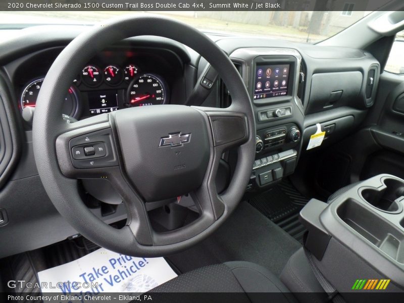 Dashboard of 2020 Silverado 1500 Custom Trail Boss Double Cab 4x4