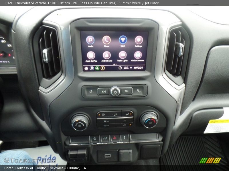 Controls of 2020 Silverado 1500 Custom Trail Boss Double Cab 4x4