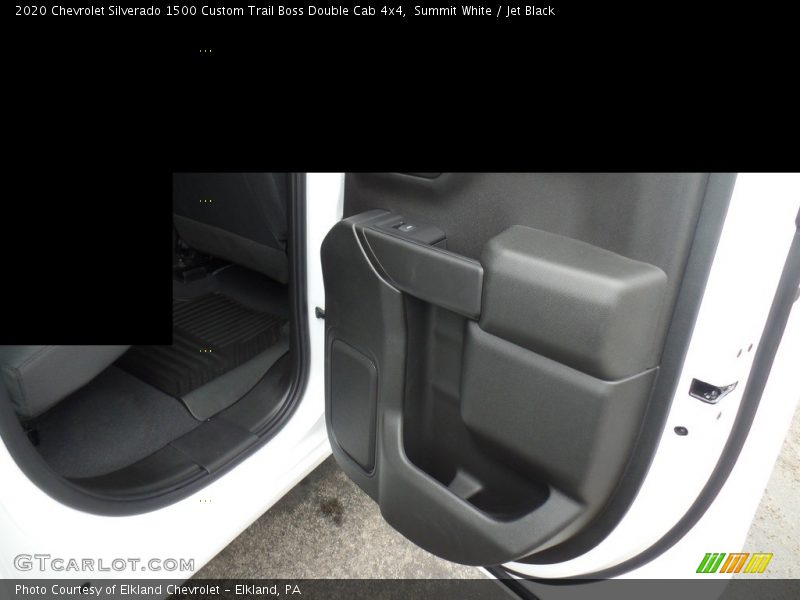 Summit White / Jet Black 2020 Chevrolet Silverado 1500 Custom Trail Boss Double Cab 4x4