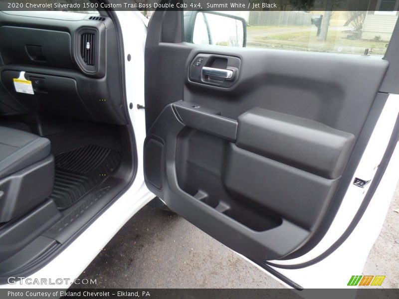 Summit White / Jet Black 2020 Chevrolet Silverado 1500 Custom Trail Boss Double Cab 4x4