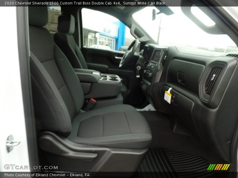 Summit White / Jet Black 2020 Chevrolet Silverado 1500 Custom Trail Boss Double Cab 4x4