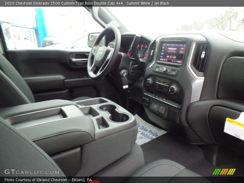 Summit White / Jet Black 2020 Chevrolet Silverado 1500 Custom Trail Boss Double Cab 4x4