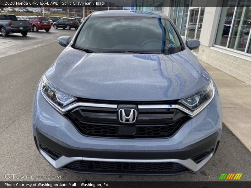 Sonic Gray Pearl / Black 2020 Honda CR-V EX-L AWD