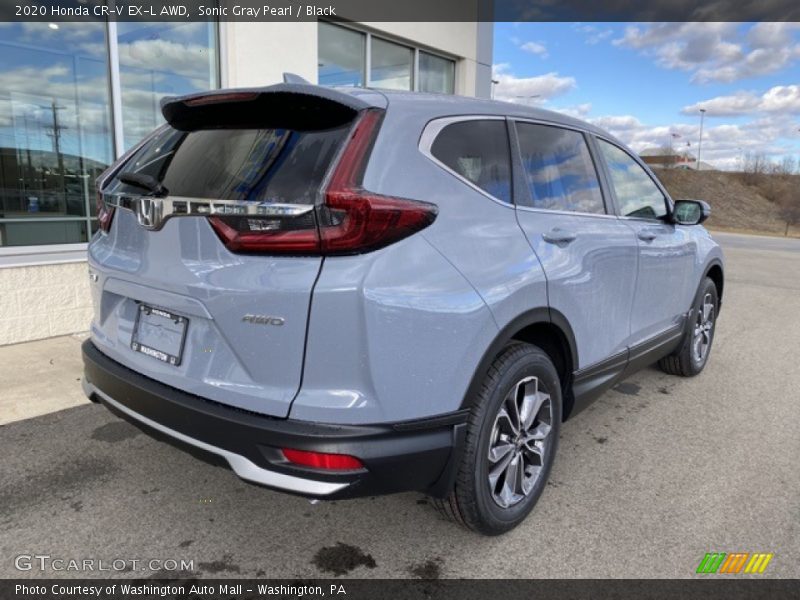 Sonic Gray Pearl / Black 2020 Honda CR-V EX-L AWD