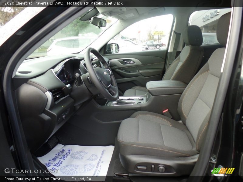 Mosaic Black Metallic / Jet Black 2020 Chevrolet Traverse LT AWD