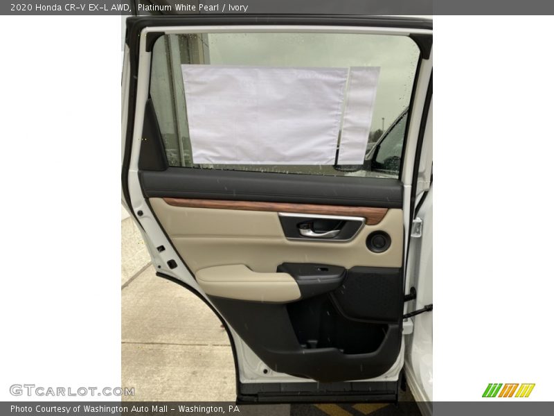 Platinum White Pearl / Ivory 2020 Honda CR-V EX-L AWD