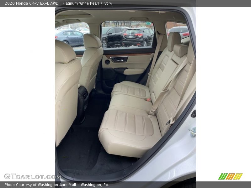 Platinum White Pearl / Ivory 2020 Honda CR-V EX-L AWD