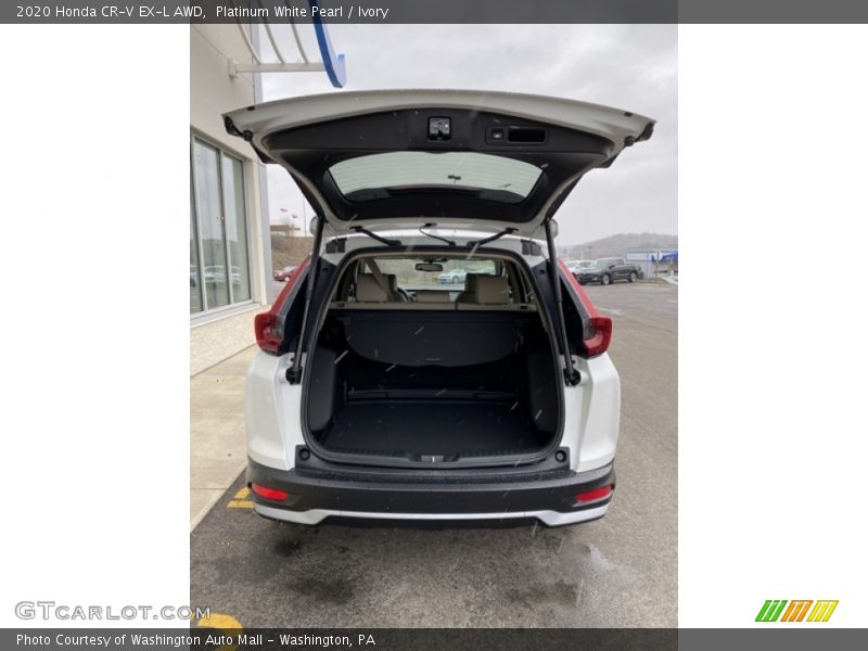 Platinum White Pearl / Ivory 2020 Honda CR-V EX-L AWD