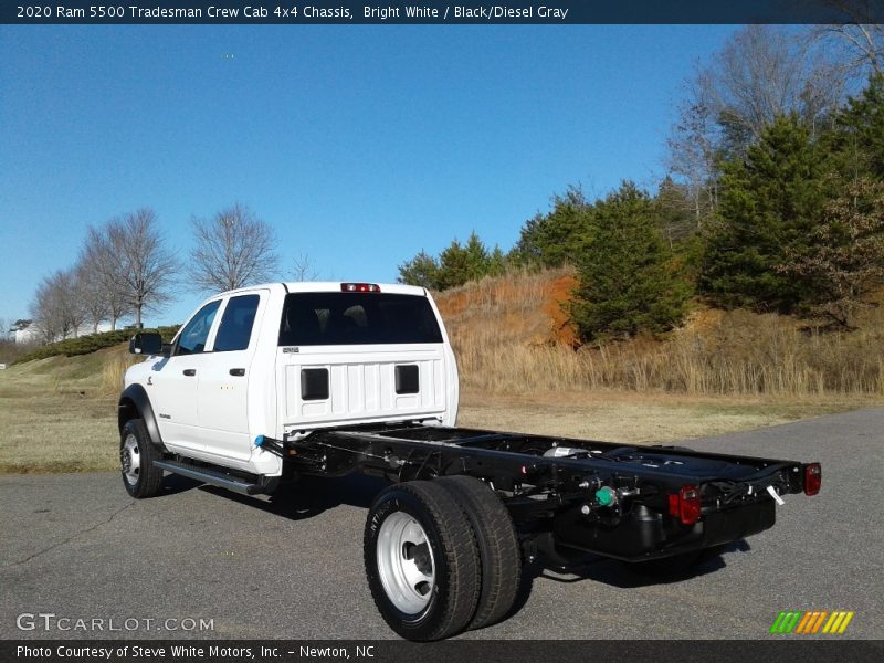 Bright White / Black/Diesel Gray 2020 Ram 5500 Tradesman Crew Cab 4x4 Chassis