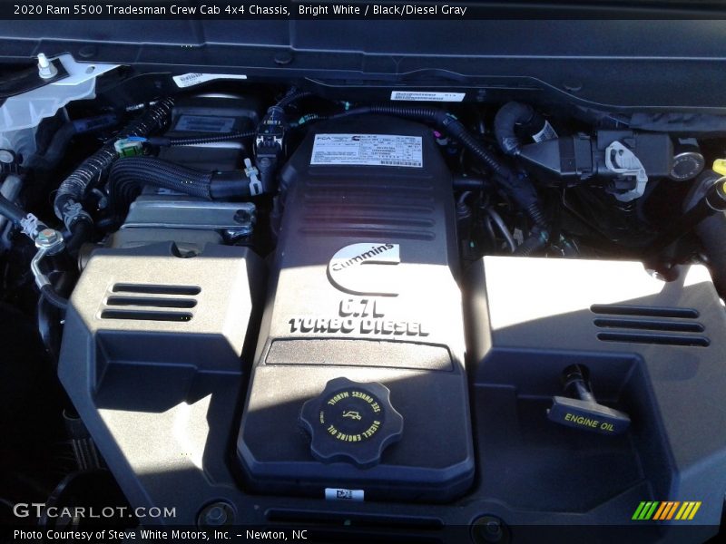 Bright White / Black/Diesel Gray 2020 Ram 5500 Tradesman Crew Cab 4x4 Chassis