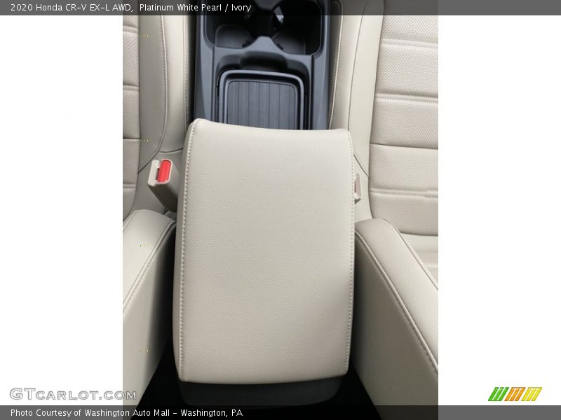 Platinum White Pearl / Ivory 2020 Honda CR-V EX-L AWD