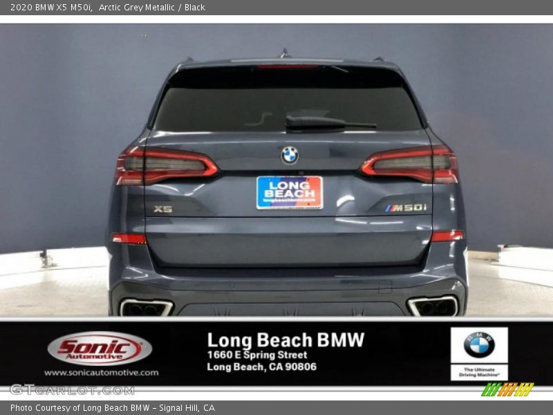 Arctic Grey Metallic / Black 2020 BMW X5 M50i