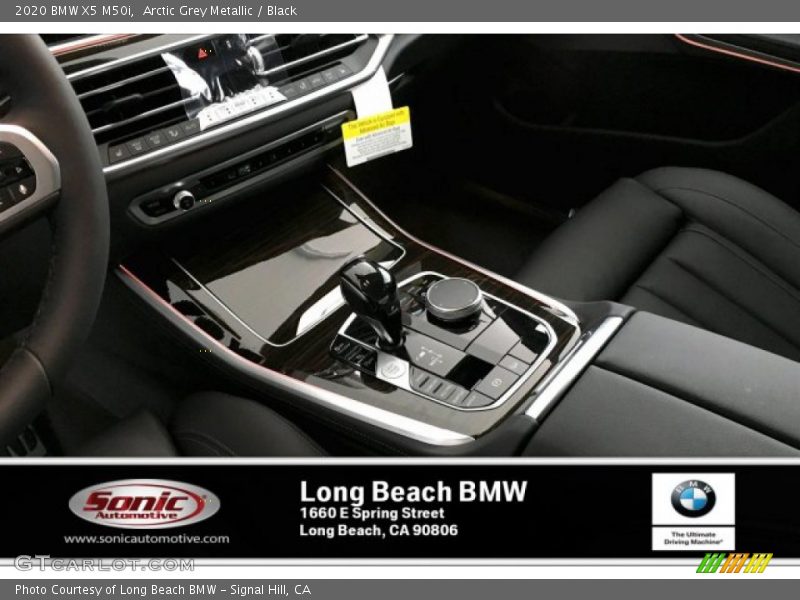 Arctic Grey Metallic / Black 2020 BMW X5 M50i
